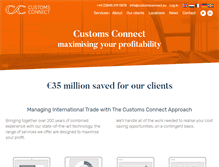Tablet Screenshot of customsconnect.co.uk